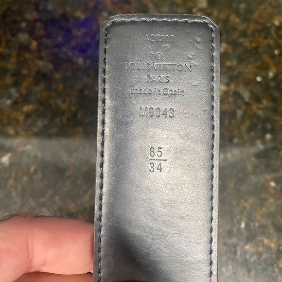 Louis Vuitton Monogram Belt (Black/Grey) - Picture 4 of 8